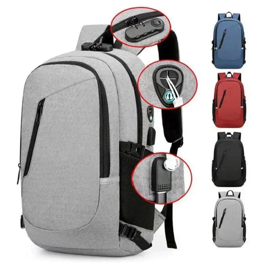 SecurIT ™ Anti-Theft Backpack with Password Lock – Stylish Security for Modern Travelers